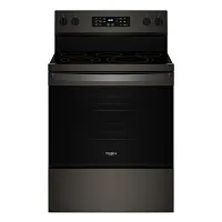Whirlpool 5030 Series Black Stnl Steel Electric Range