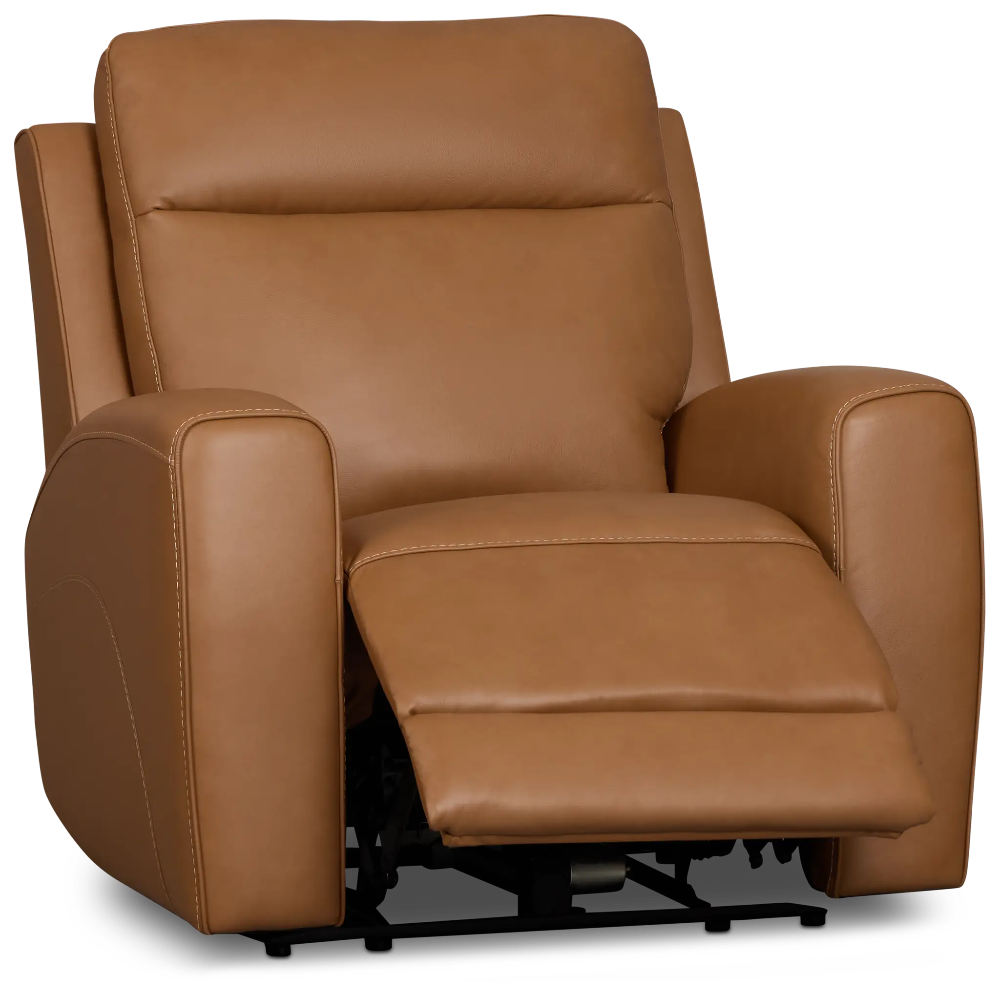 Belmont Medium Brown Lthr/vinyl Power Recliner Belmont Medium Brown Lthr/vinyl Power Recliner