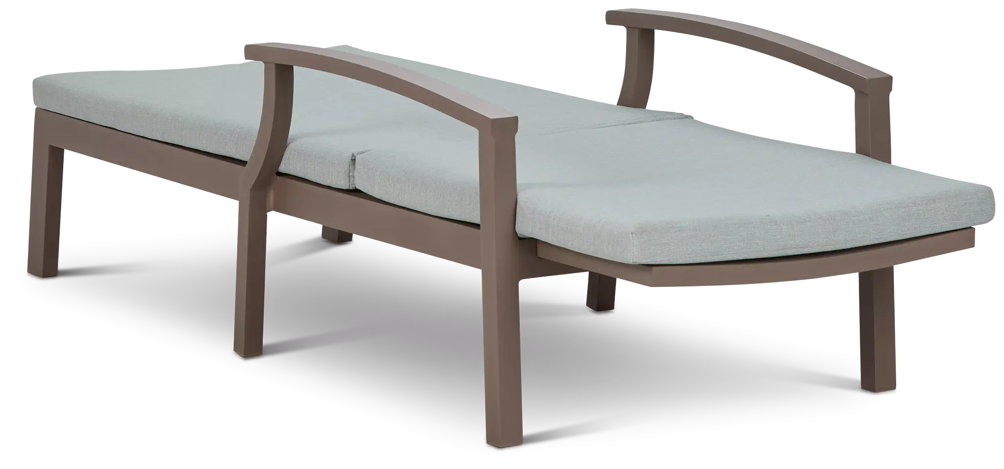 Raleigh Teal Aluminum Cushioned Chaise Raleigh Teal Aluminum Cushioned Chaise