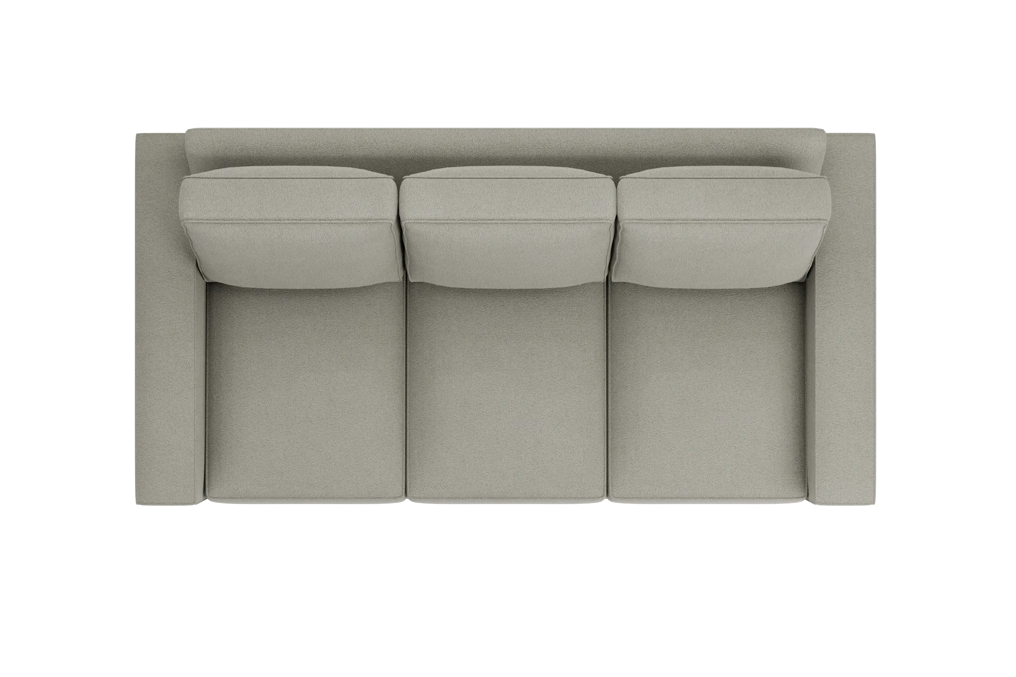 Edgewater Elite Gray 84" Sofa W/ 3 Cushions