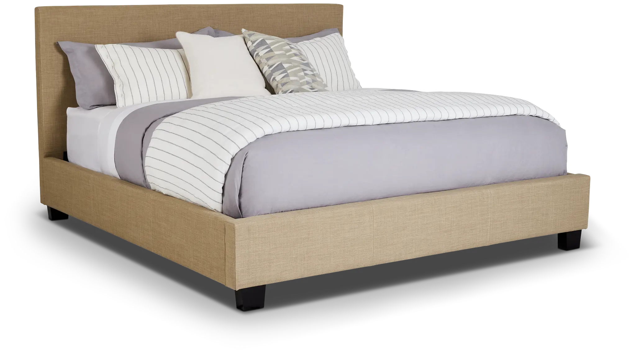 Madden Taupe Uph Platform Bed Madden Taupe Uph Platform Bed