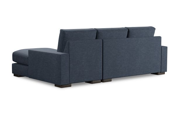 Edgewater Elevation Dark Blue Right Chaise Sectional
