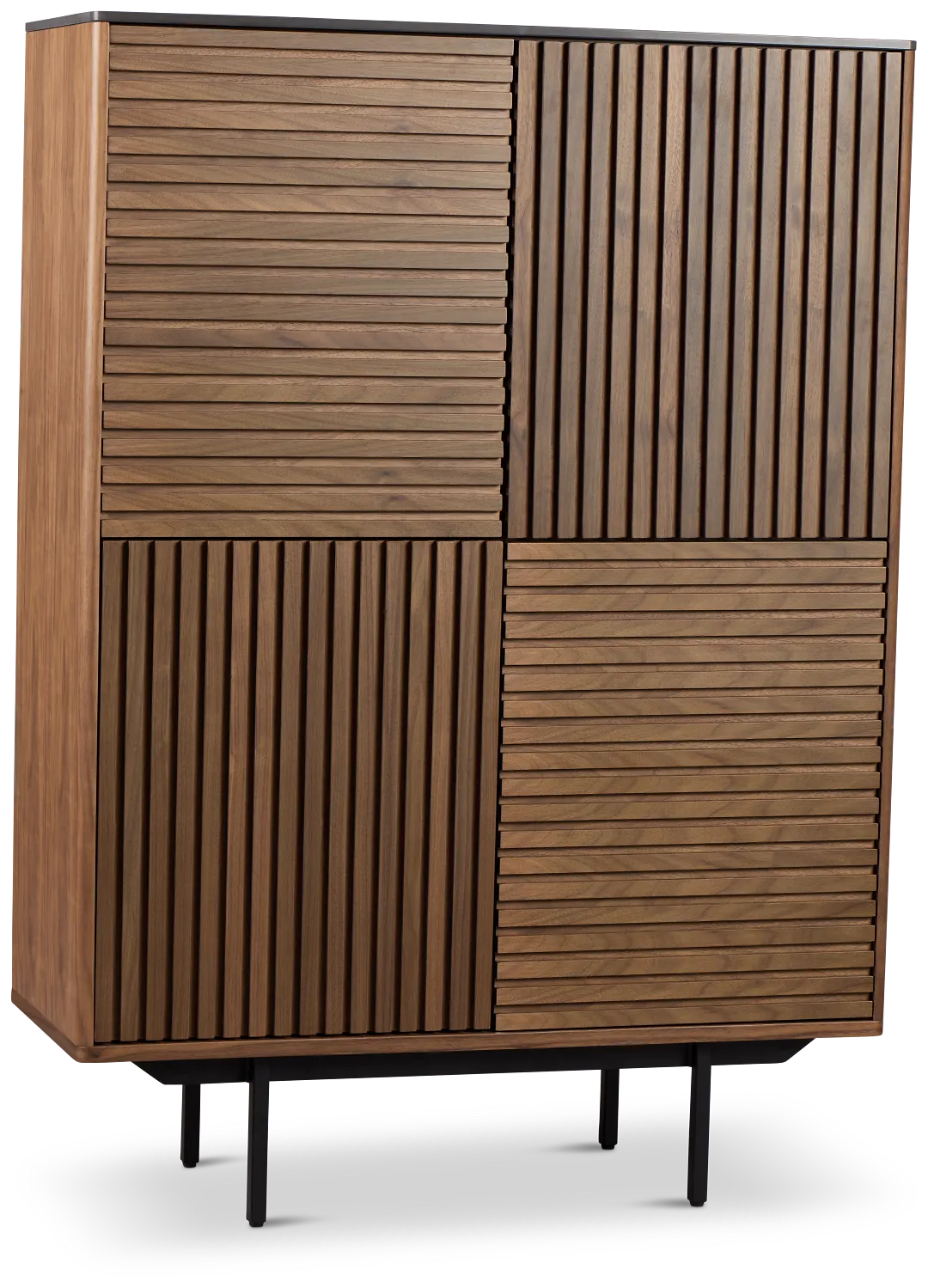 Wayne Mid Tone High Curio Cabinet