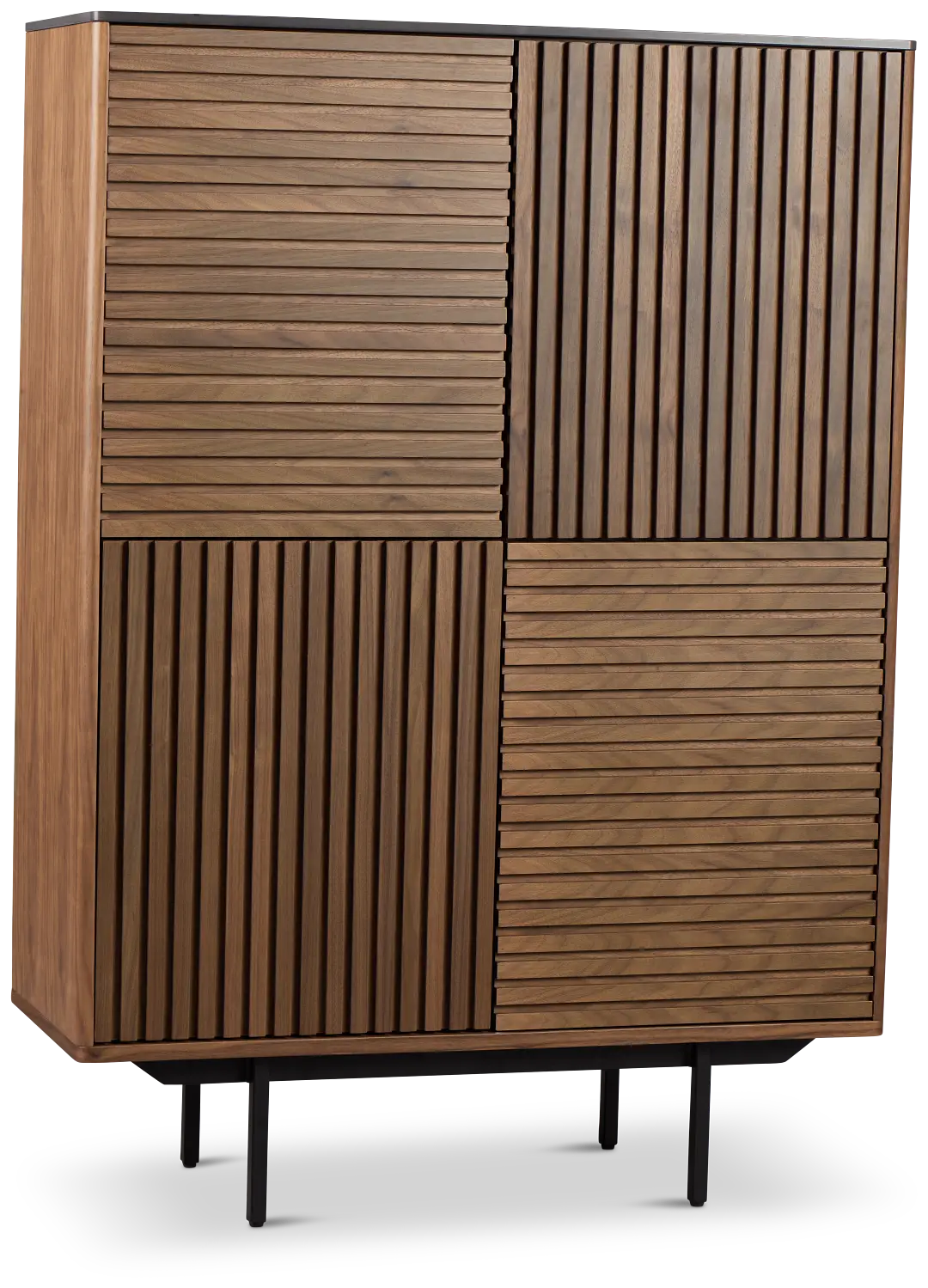 Wayne Mid Tone High Curio Cabinet Wayne Mid Tone High Curio Cabinet