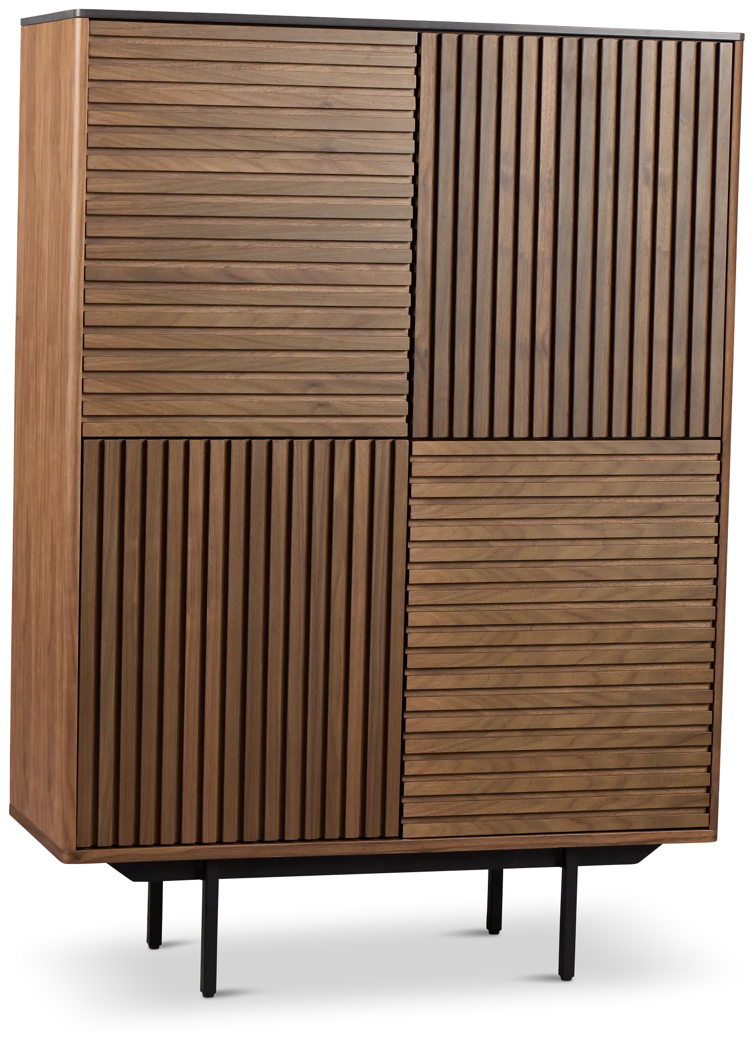 Wayne Mid Tone High Curio Cabinet Wayne Mid Tone High Curio Cabinet