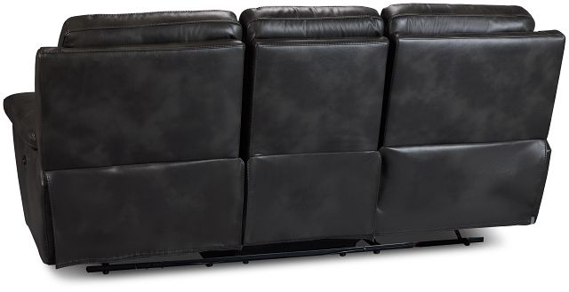 Phoenix Dark Gray Micro Power Reclining Sofa (5)