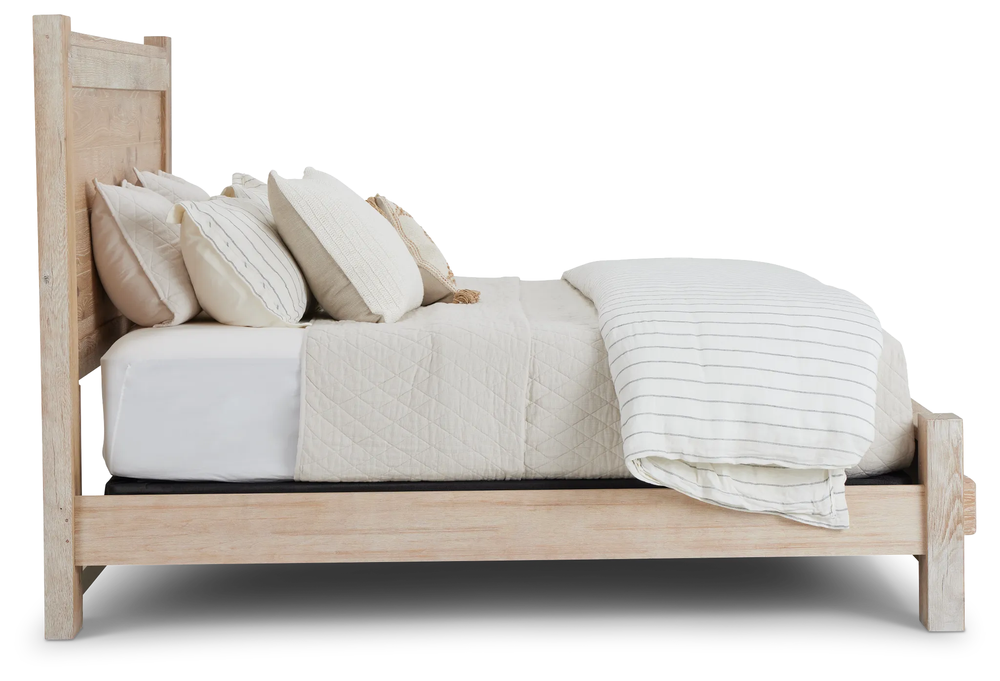 Salt Lake Light Tone Platform Bed