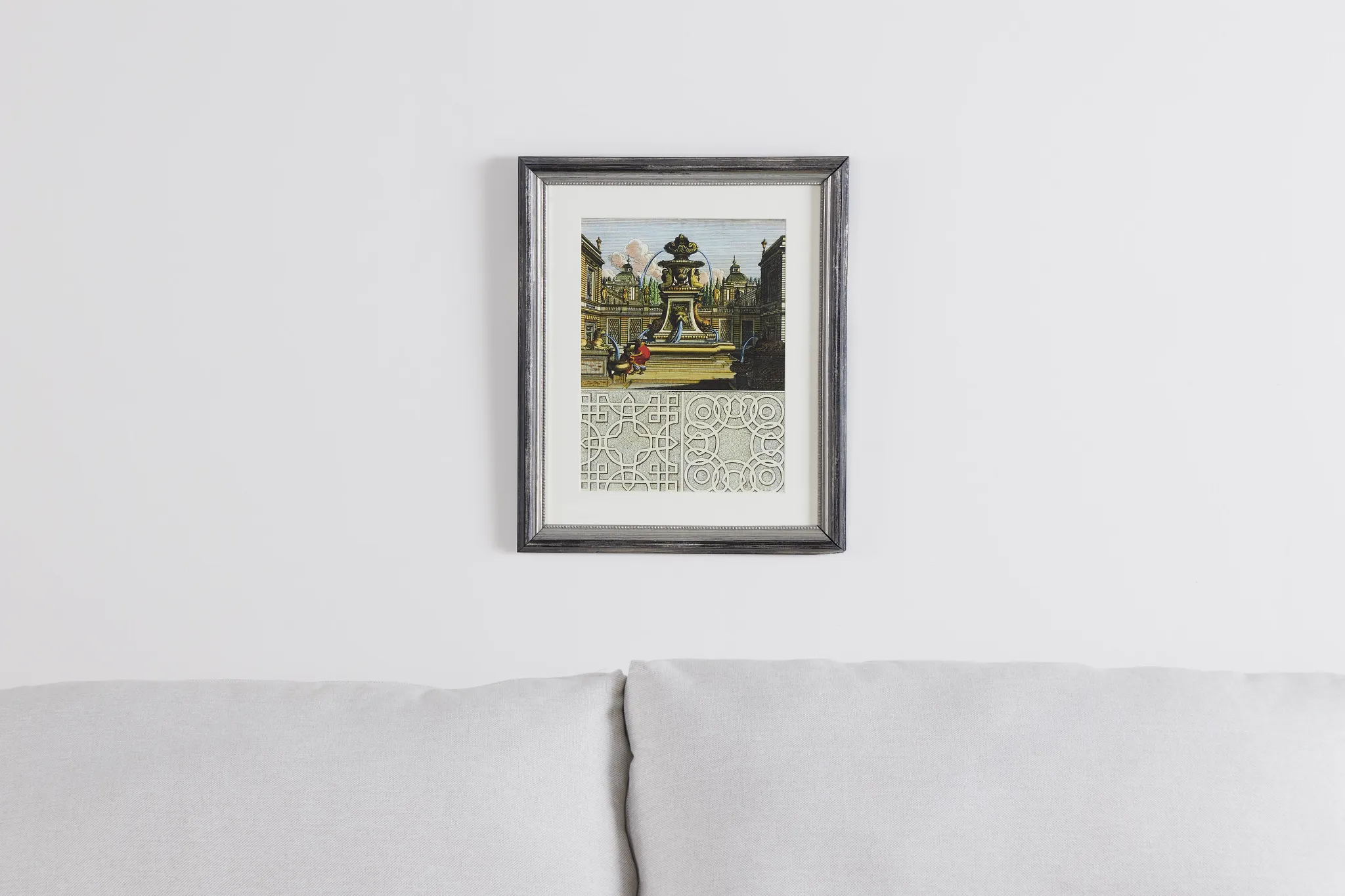 Courtyard Gray Framed Wall Art