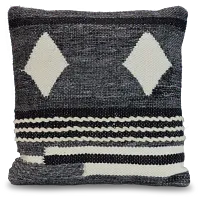 Midnight Black 18" Accent Pillow