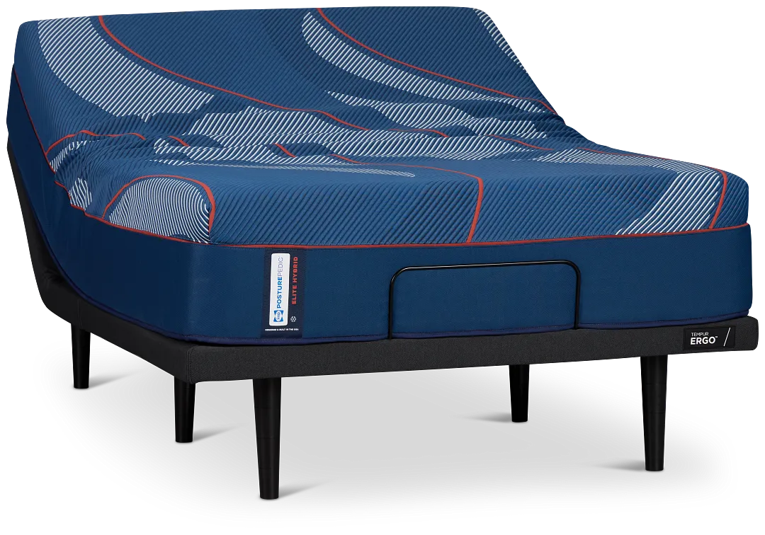 Posturepedic Elite Hybrid Brenham 2 Soft Ergo 3.0 Adjustable Mattress Set