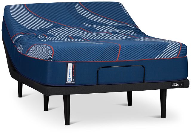 Posturepedic Elite Hybrid Brenham 2 Soft Ergo 3.0 Adjustable Mattress Set