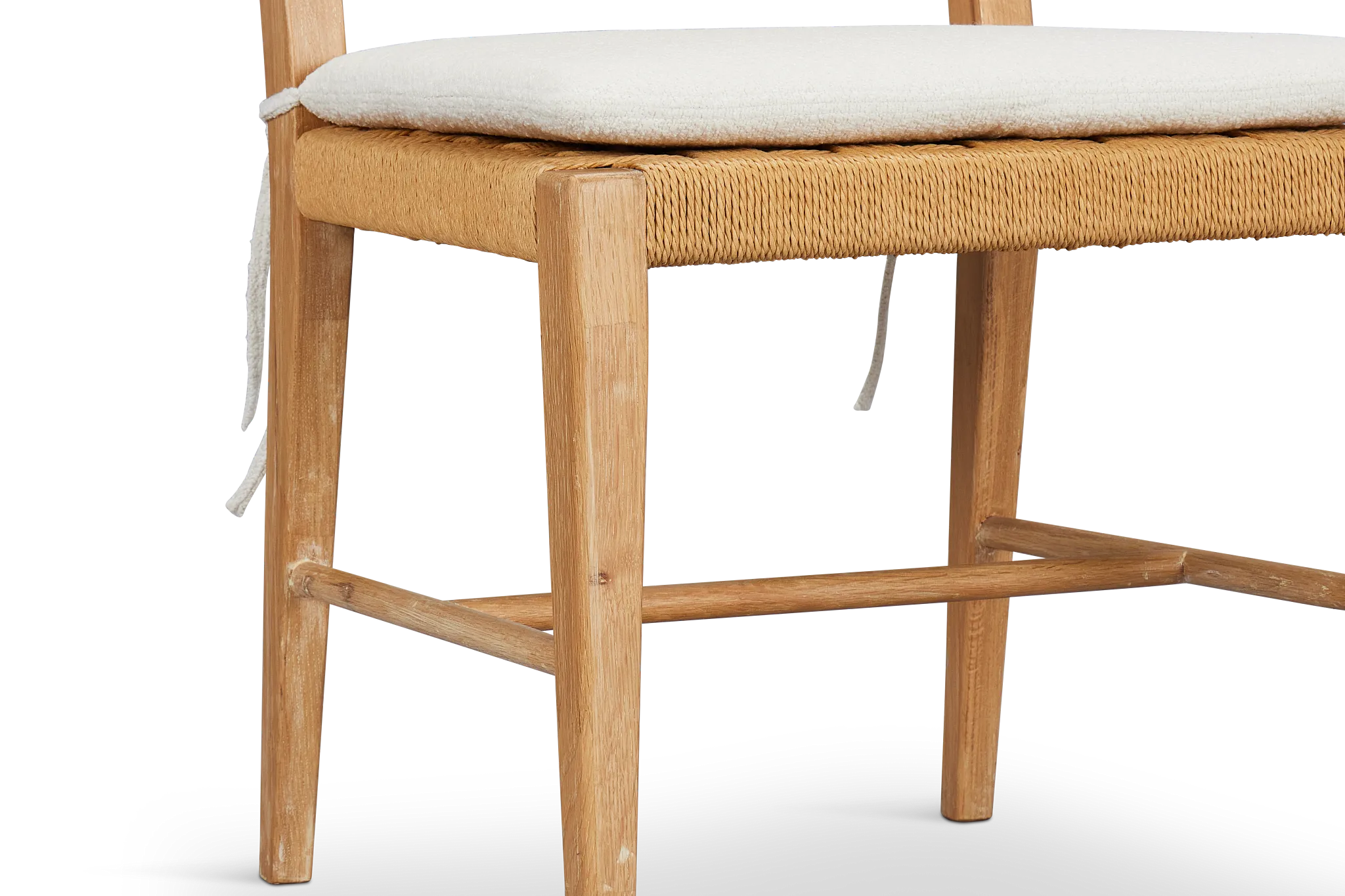 Malibu Light Tone Woven Upholstered Side Chair