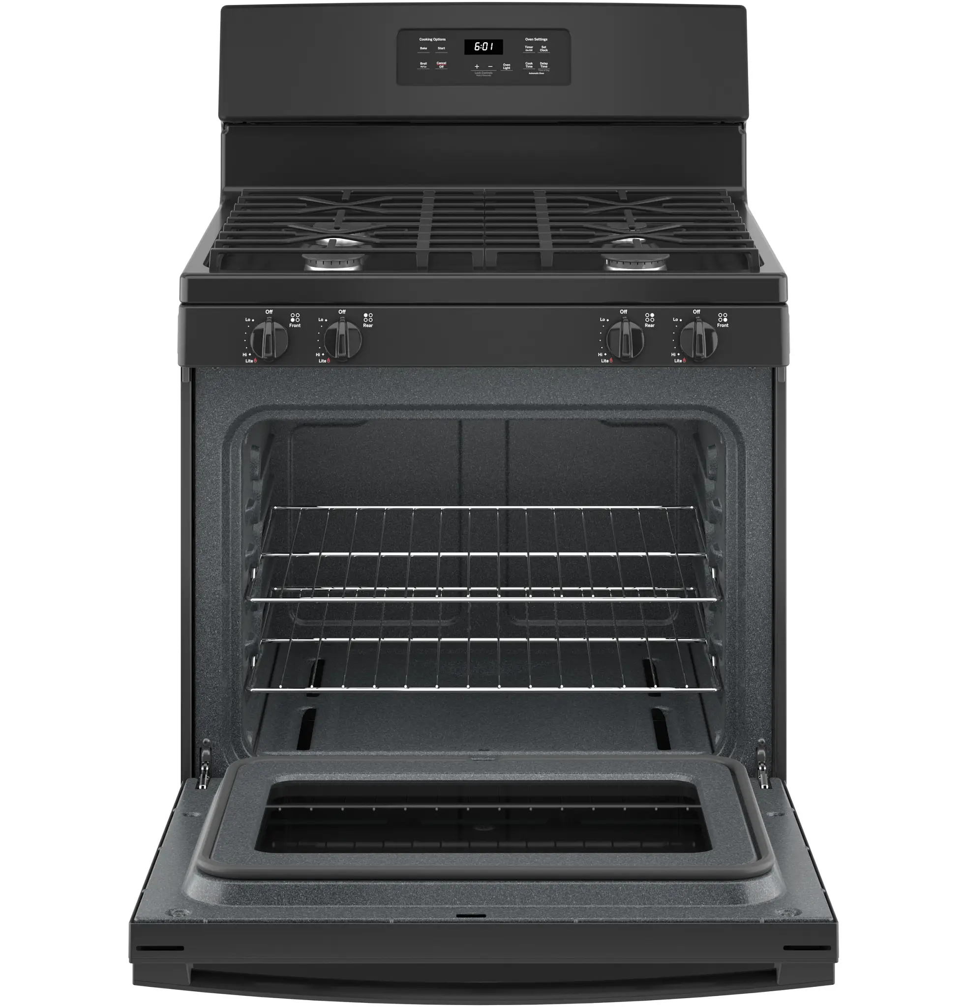 Ge 61 Series Black 30" Gas Range Ge 61 Series Black 30" Gas Range