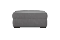 Edgewater Revenue Gray Ottoman