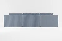 Destin Lucy Navy Fabric 8-piece Modular Sectional