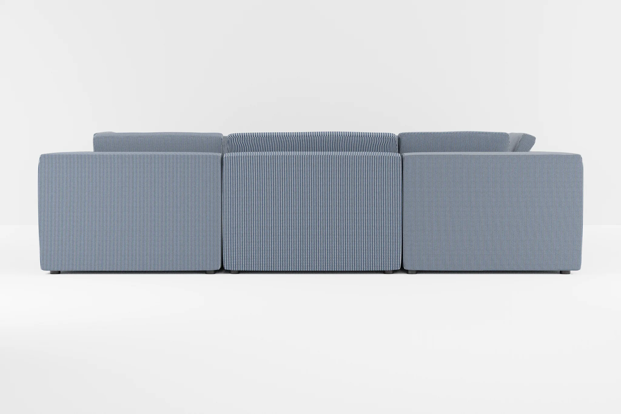 Destin Lucy Navy Fabric 8-piece Modular Sectional