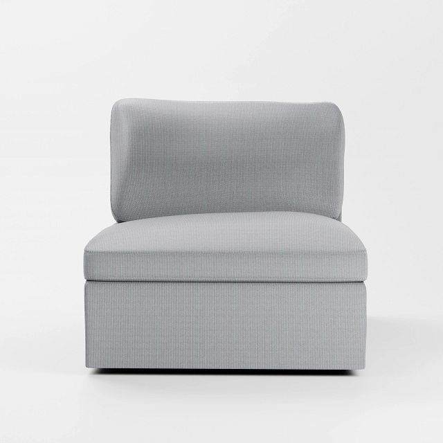 Destin Lucy Gray Fabric Swivel Chair