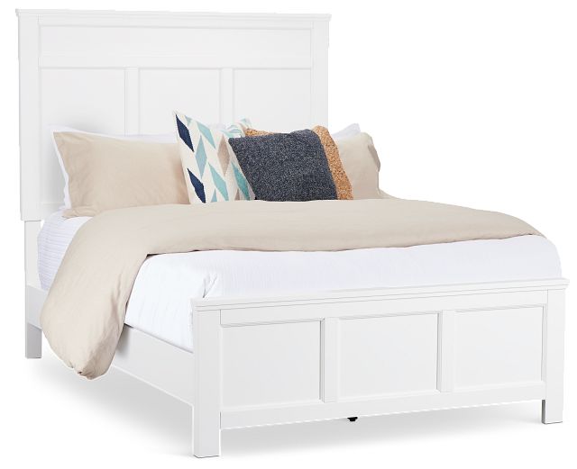 Seabrook White Panel Bed