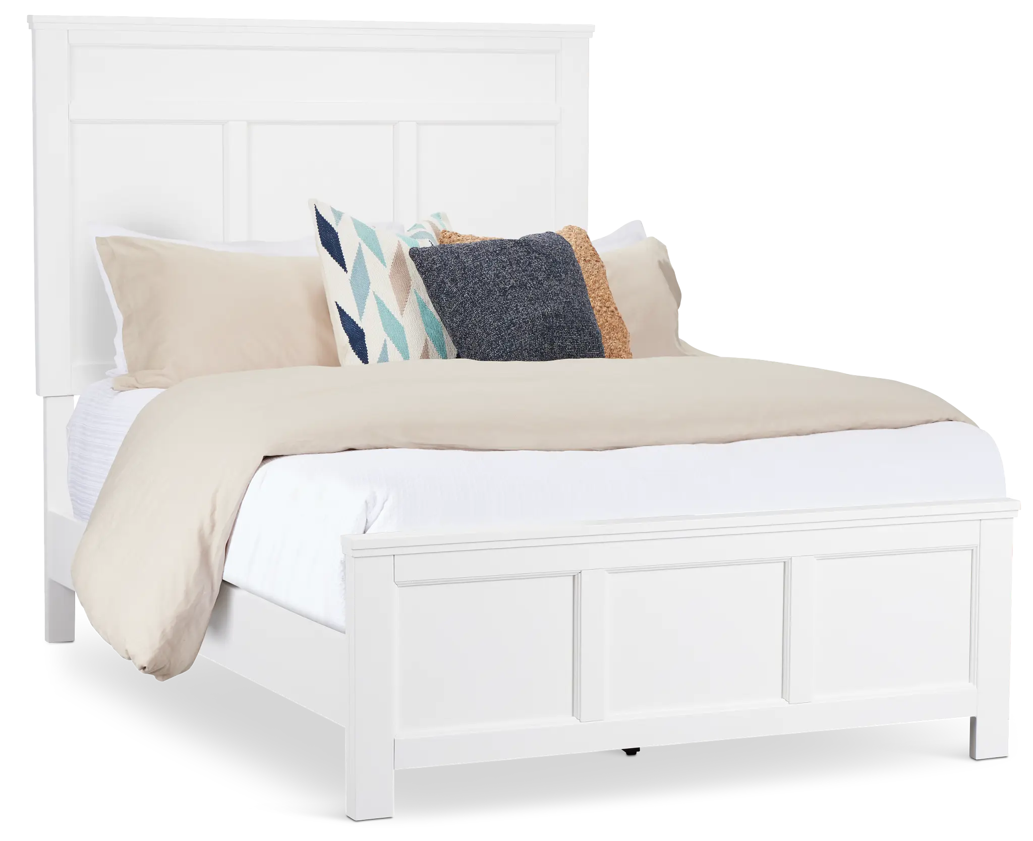 Seabrook White Panel Bed Seabrook White Panel Bed