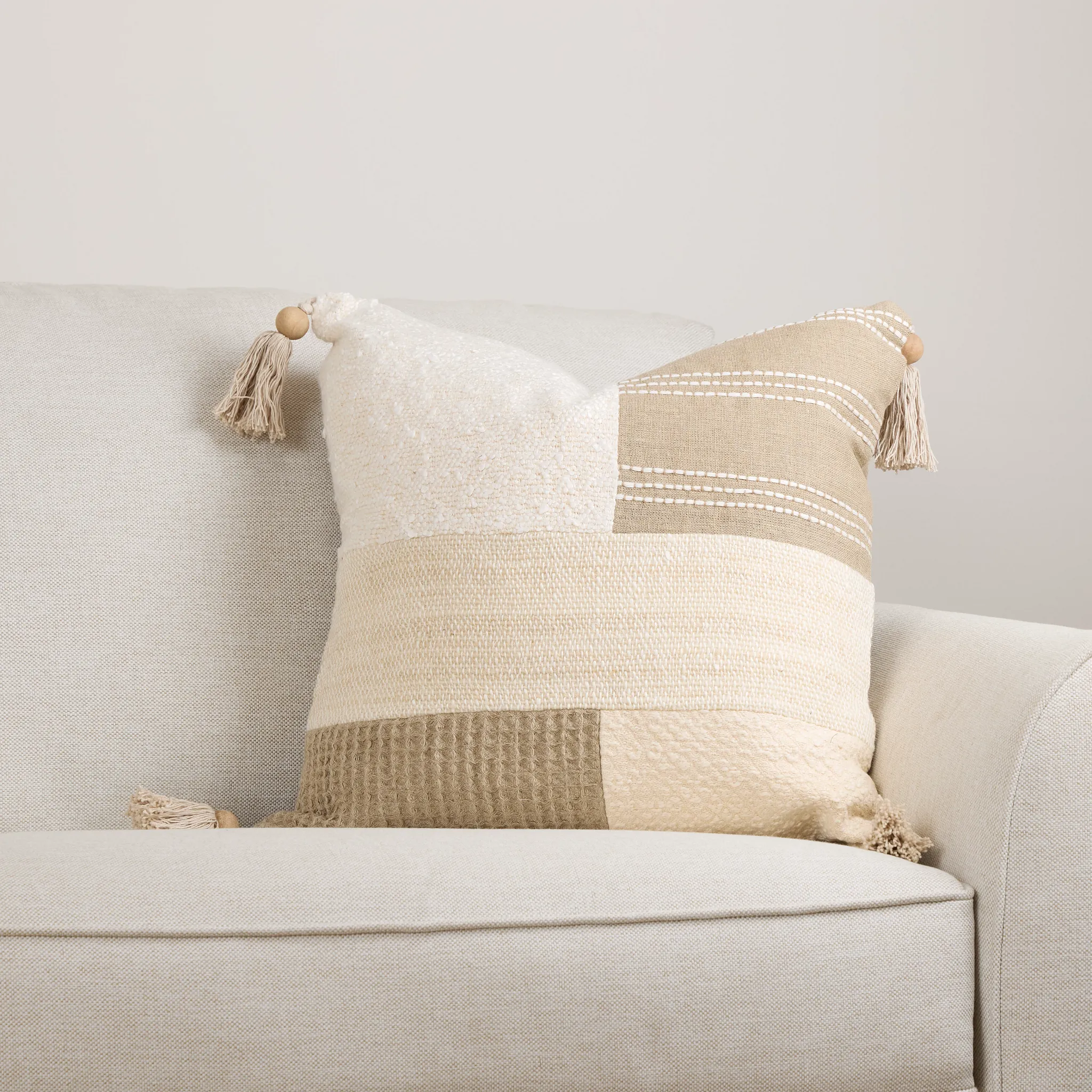 Jani Ivory Accent Pillow