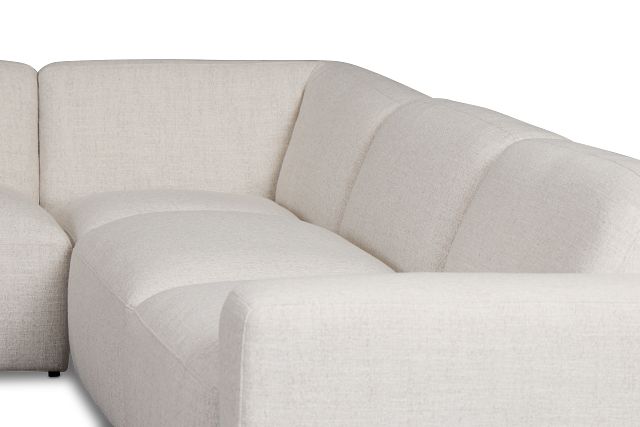 Baylor Light Beige Fabric 8-piece Modular Sectional