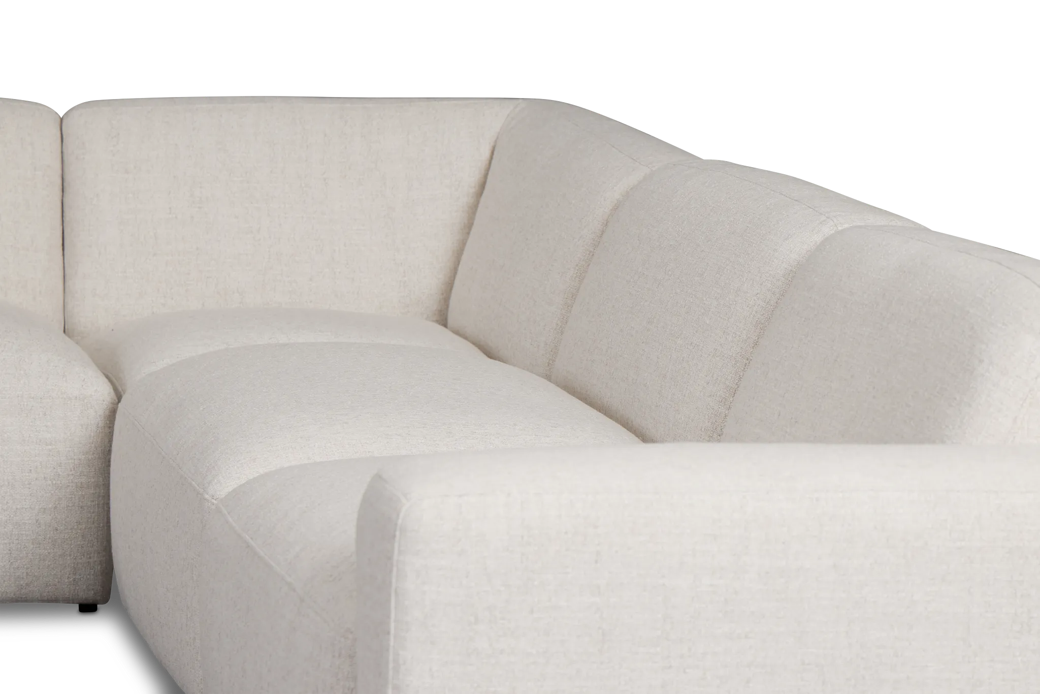 Baylor Light Beige Fabric 8-piece Modular Sectional