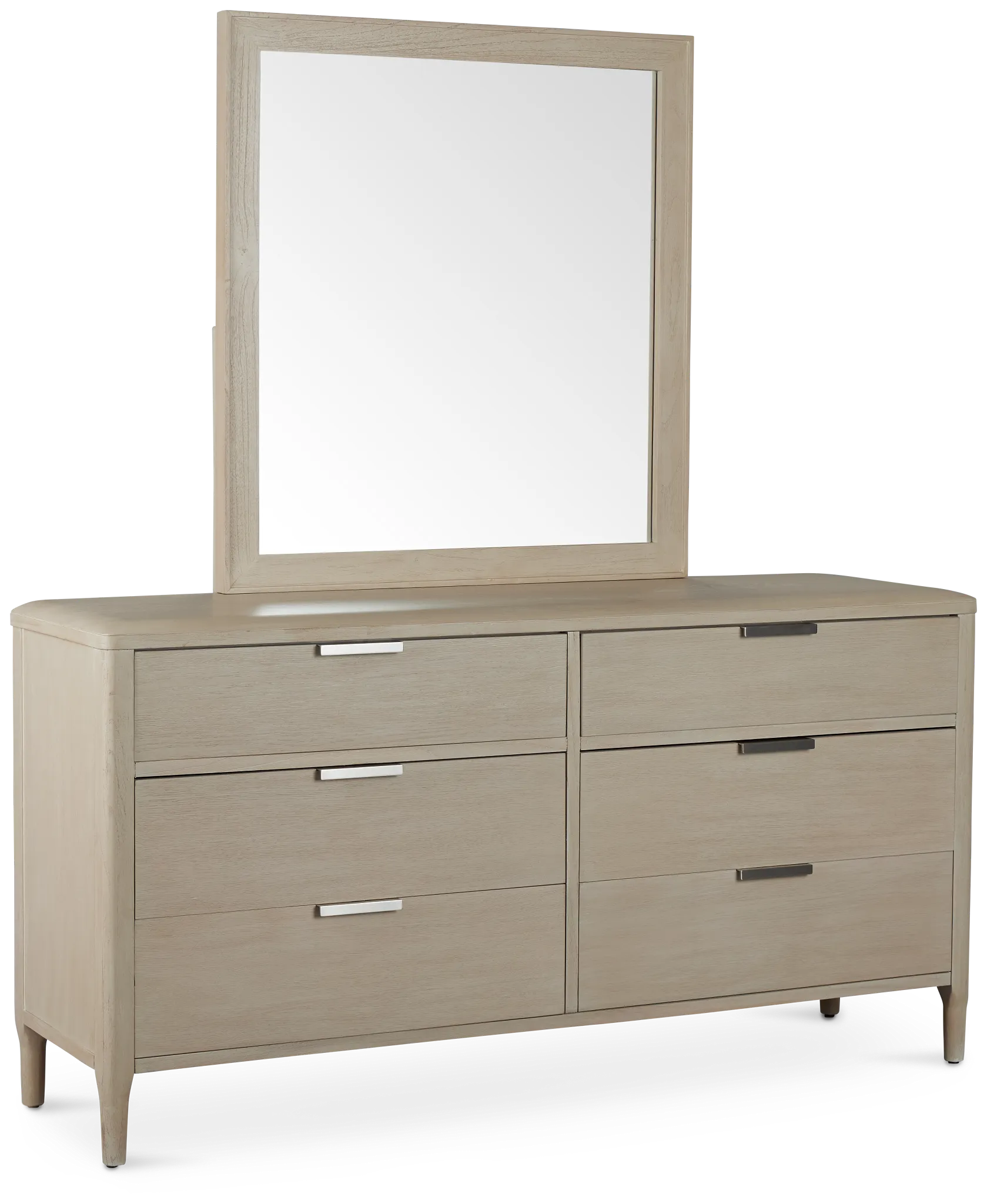 Castello Light Tone Dresser & Mirror