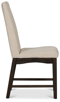Roswell Dark Beige Upholstered Side Chair