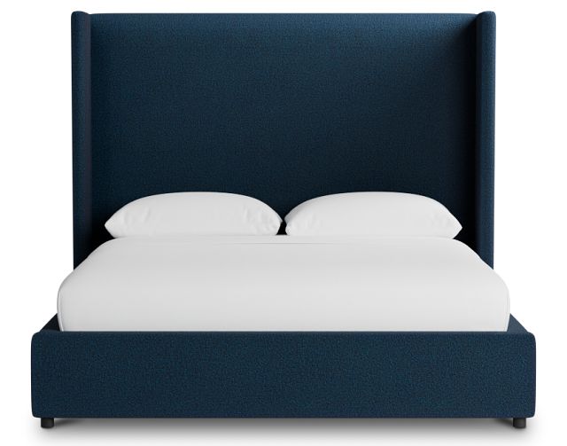 Captiva Elite Navy 60" Upholstered Shelter Bed
