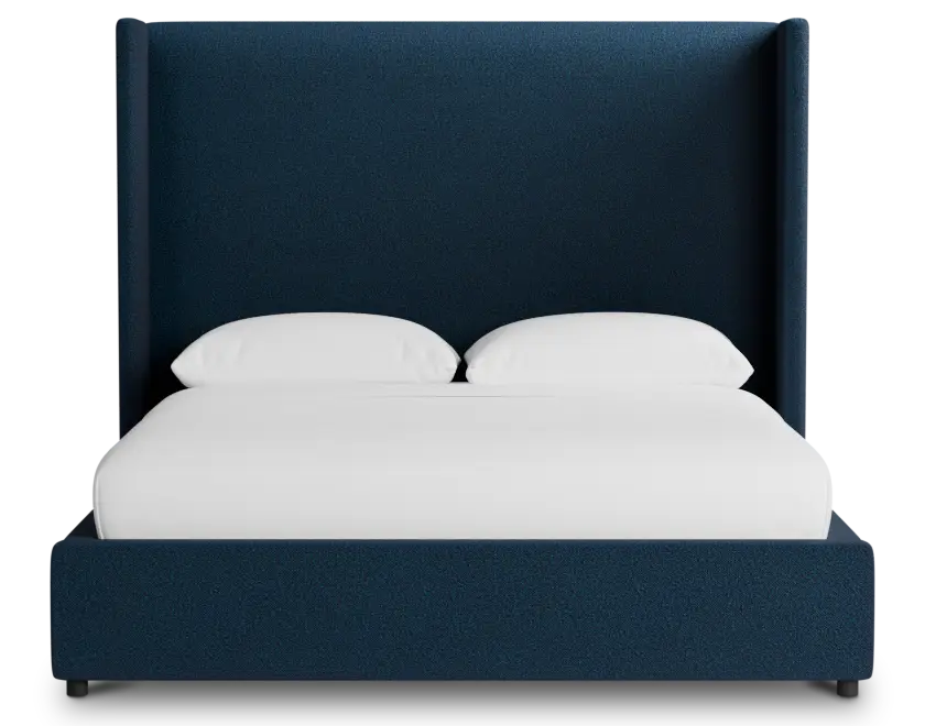 Captiva Elite Navy 60" Upholstered Shelter Bed Captiva Elite Navy 60" Upholstered Shelter Bed