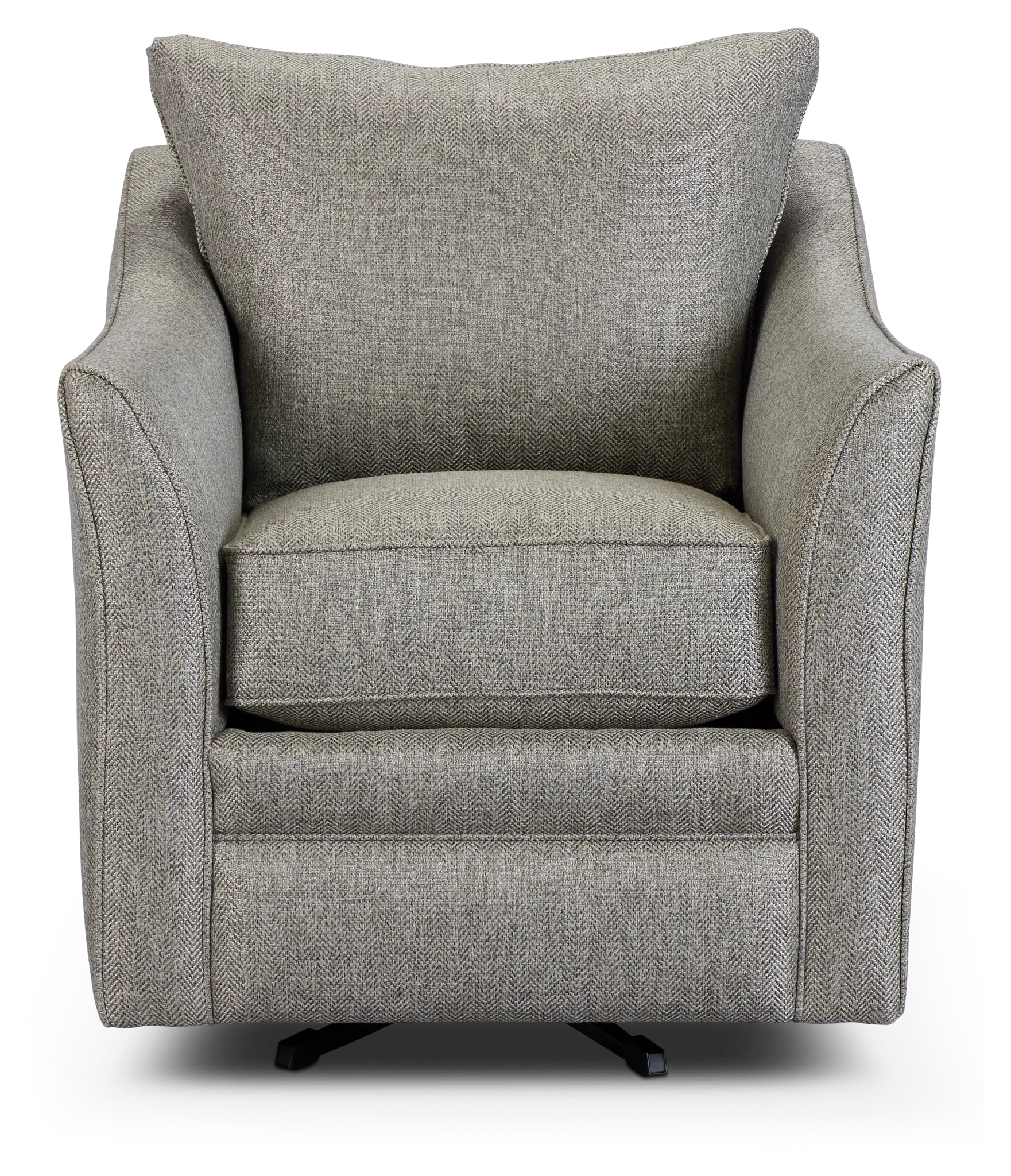Avery Dark Gray Fabric Swivel Rocking Glider