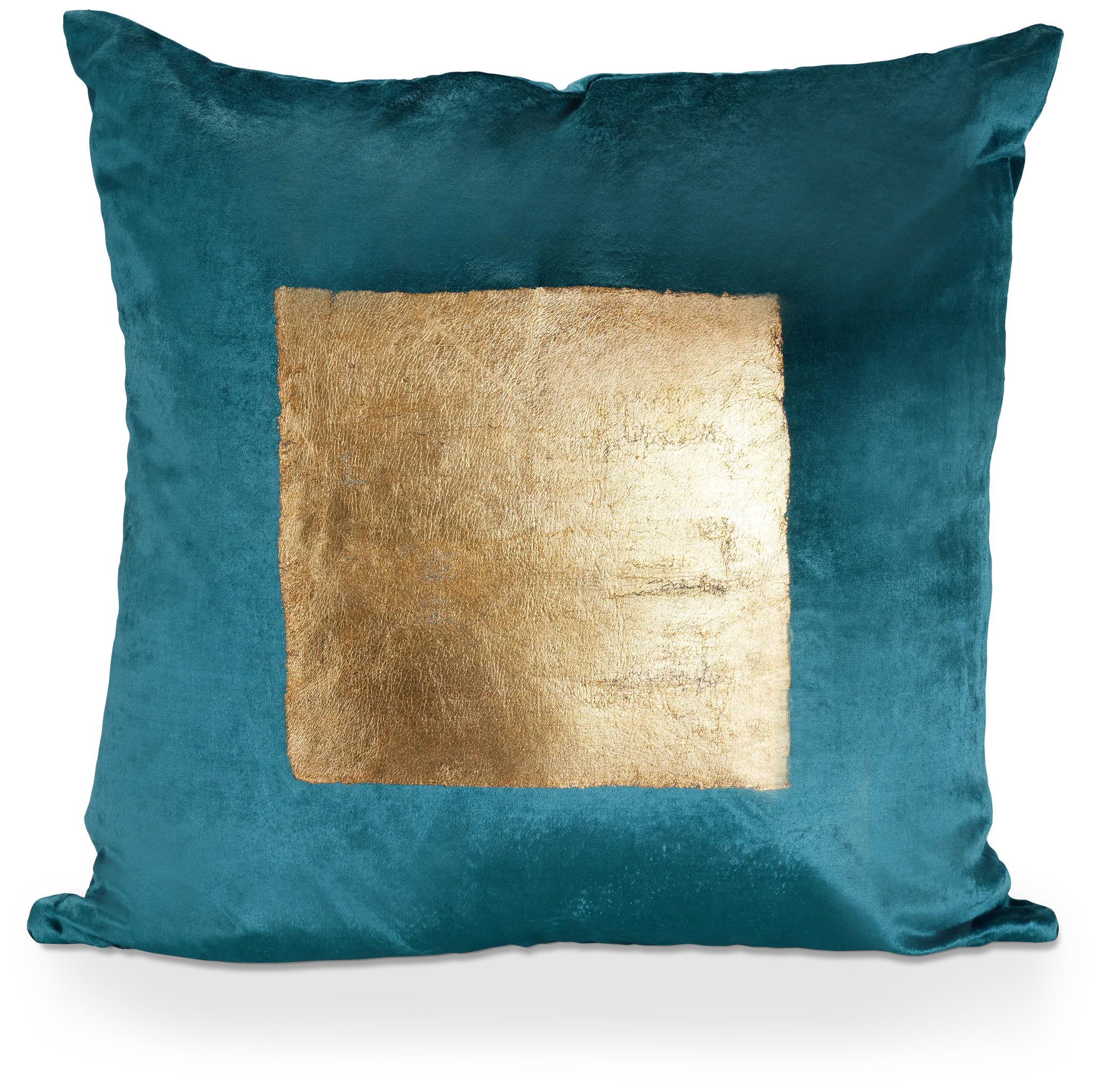Larissa Teal Square Accent Pillow