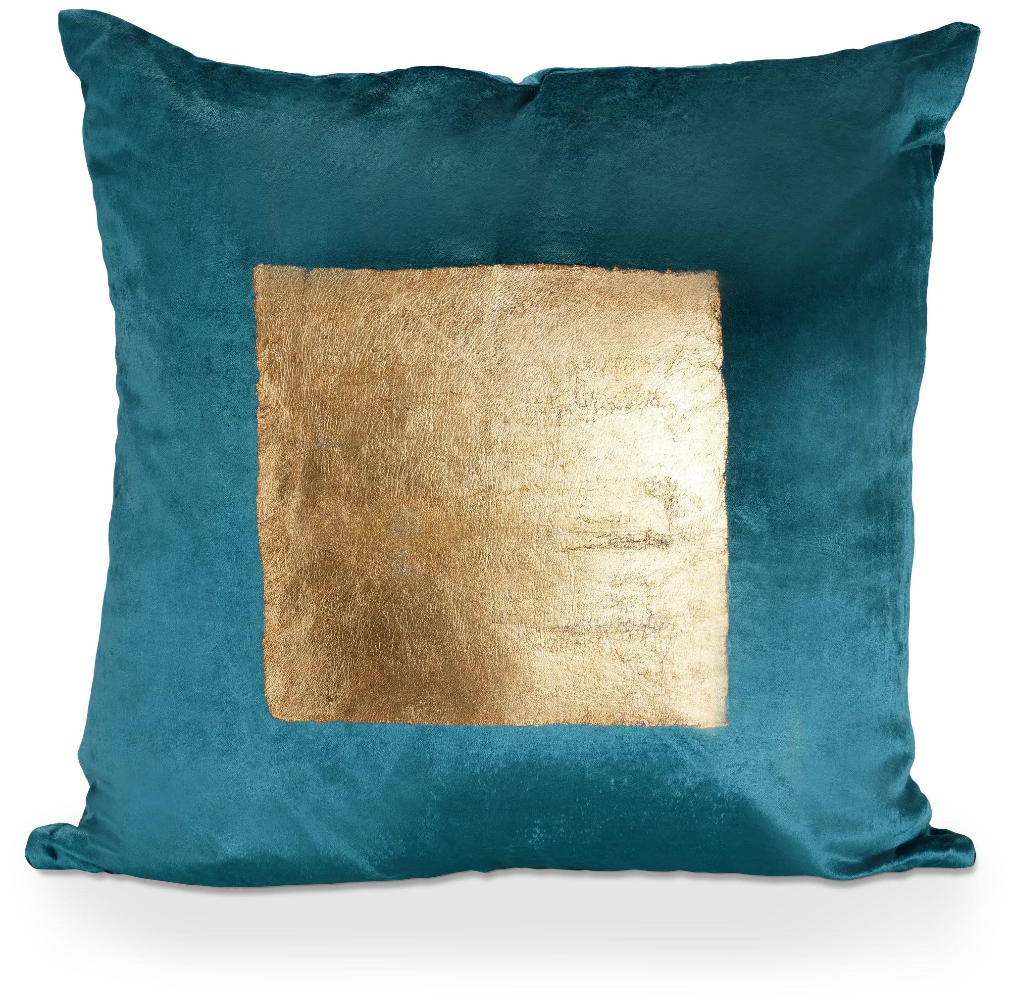 Larissa Teal Square Accent Pillow Larissa Teal Square Accent Pillow