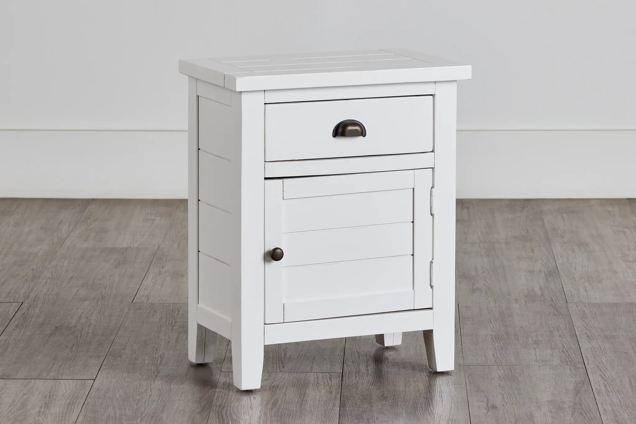 Bismark White Storage Accent Table Bismark White Storage Accent Table