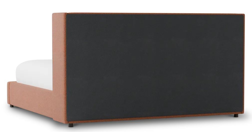 Captiva Sutton Orange 48" Upholstered Shelter Bed