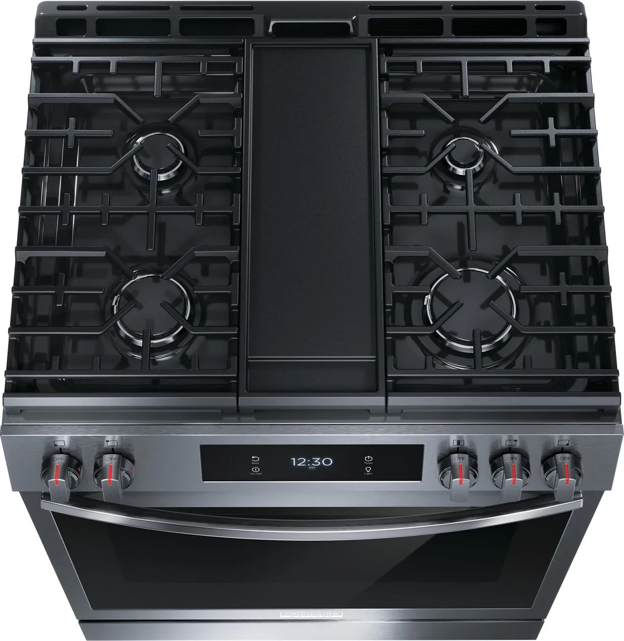 Frigidaire 3060 Series Black Stnl Steel Gas Range