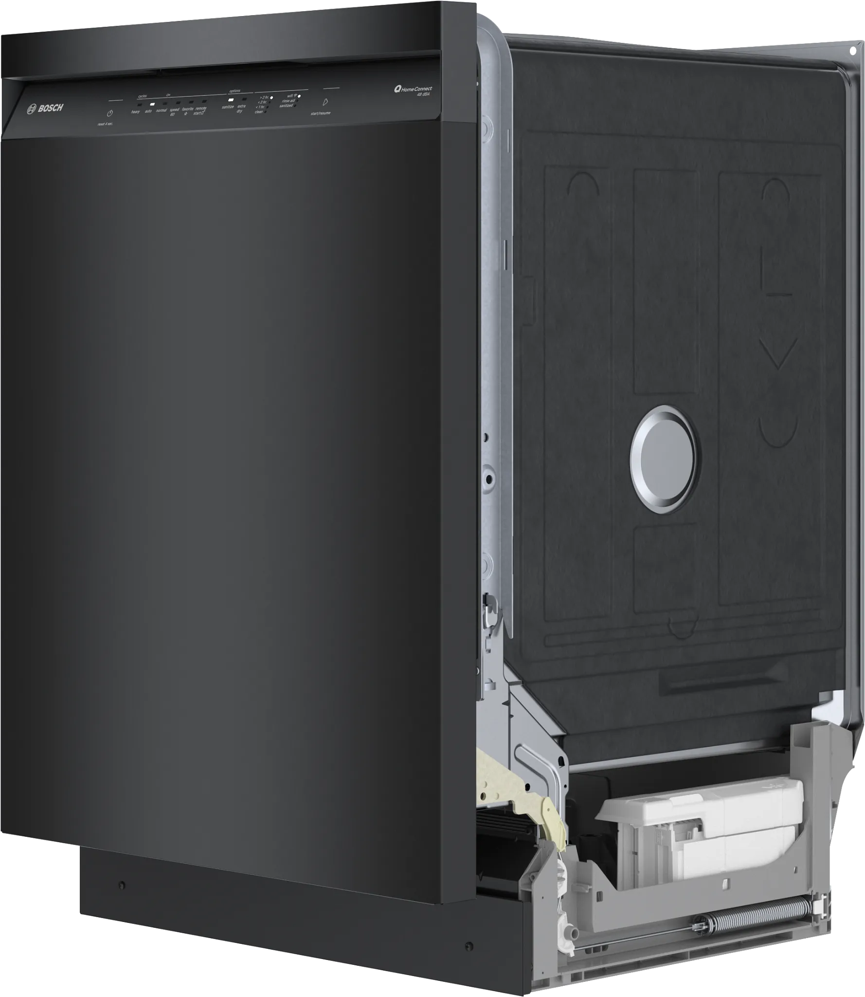 Bosch 100 Series Black 24" Built In Dishwasher