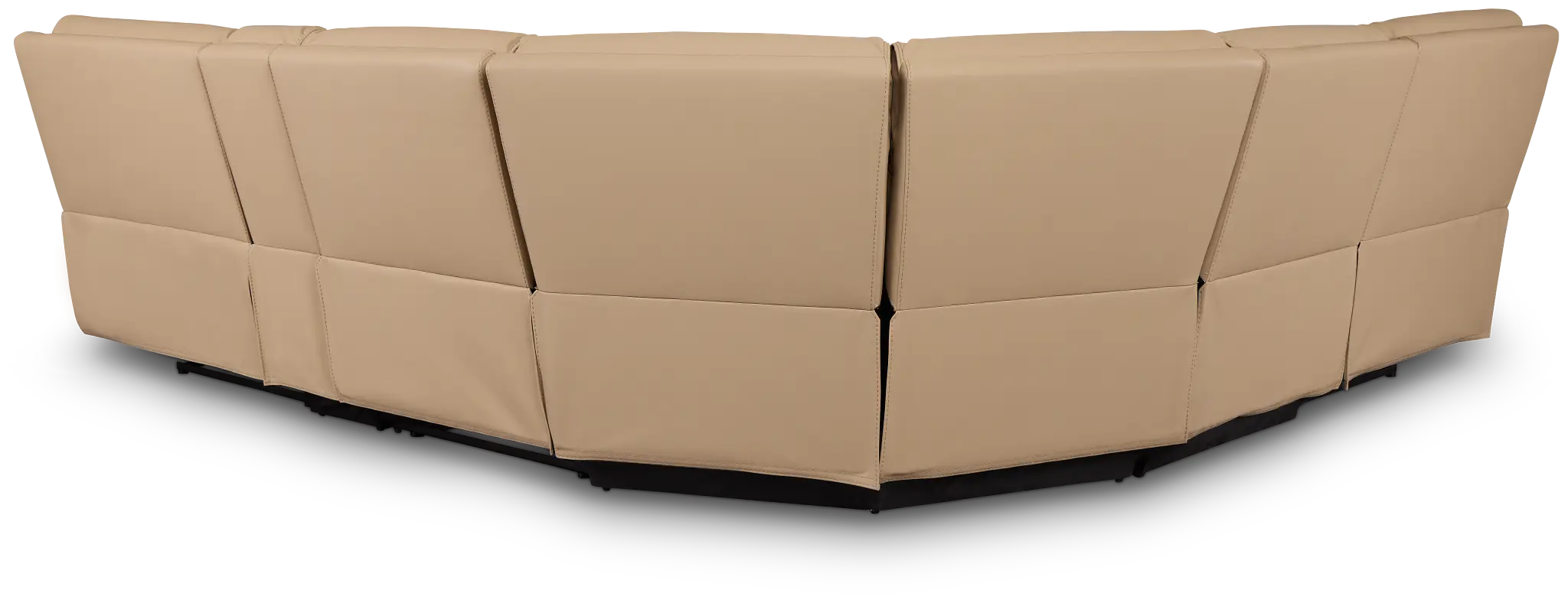 Rhett Taupe Micro Small Triple Manually Reclining Two-arm Sectional Rhett Taupe Micro Small Triple Manually Reclining Two-arm Sectional