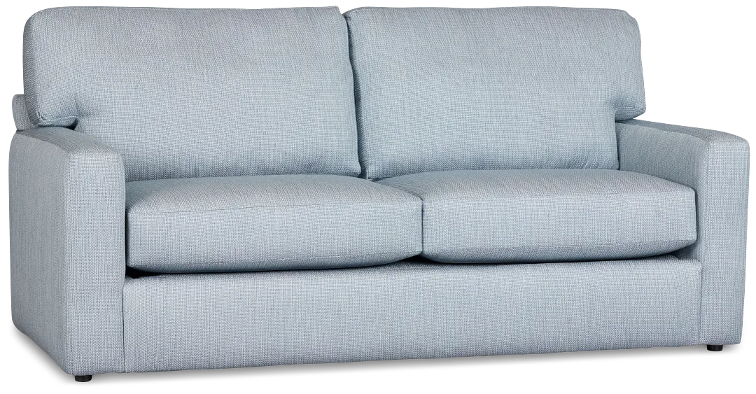 Rhodes Light Blue Fabric Innerspring Sleeper