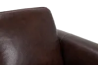 Lincoln Medium Brown Lthr/vinyl Loveseat