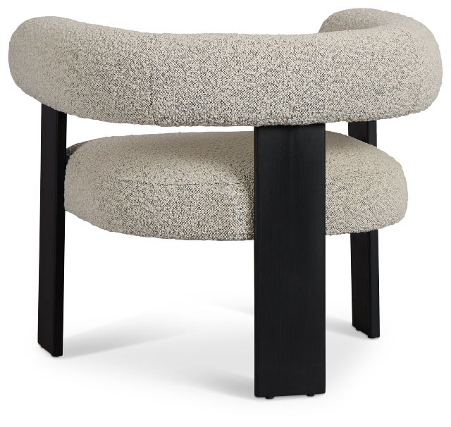 Annette Gray Fabric Accent Chair