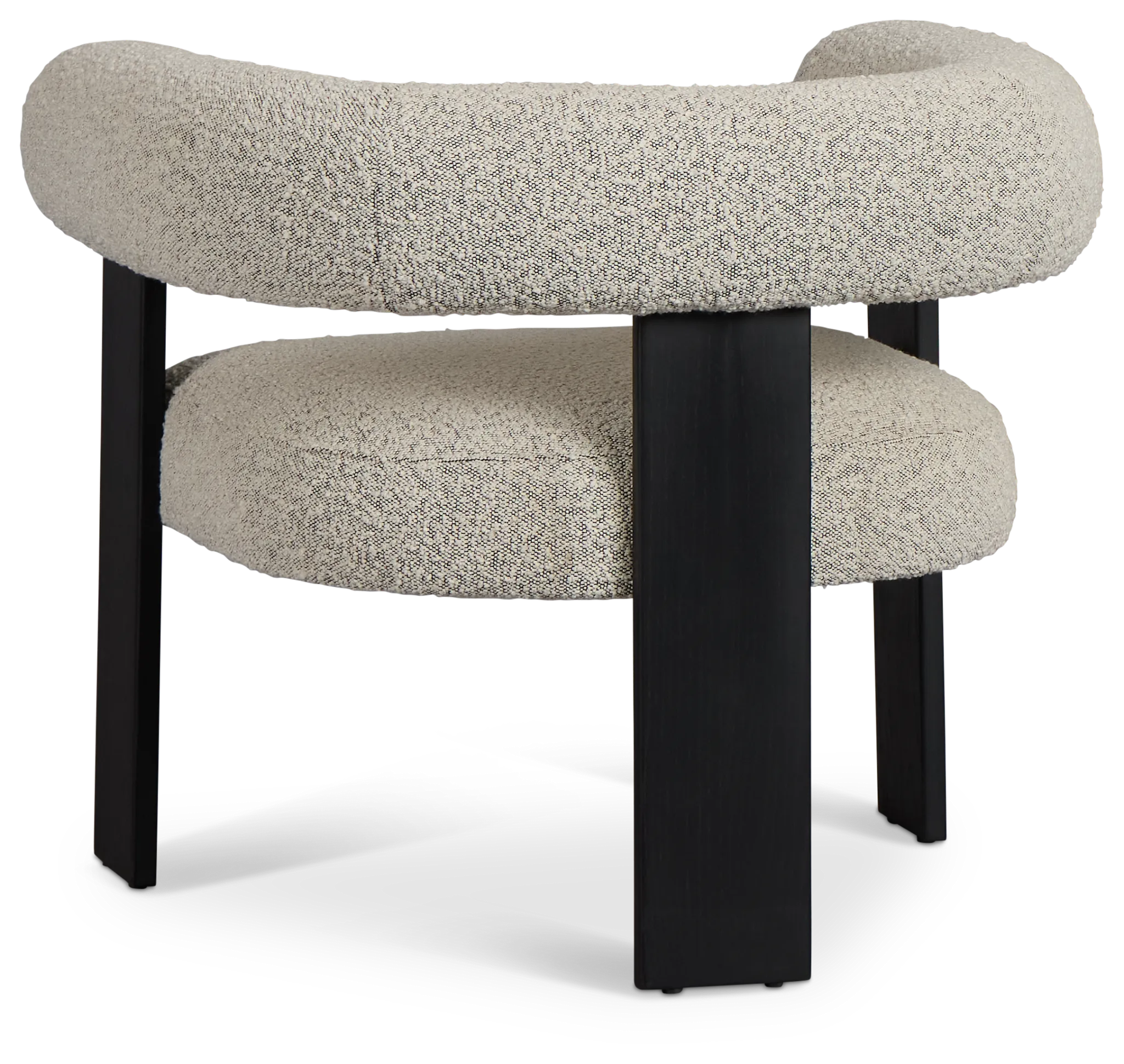 Annette Gray Fabric Accent Chair