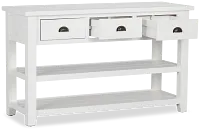 Bismark White Sofa Table