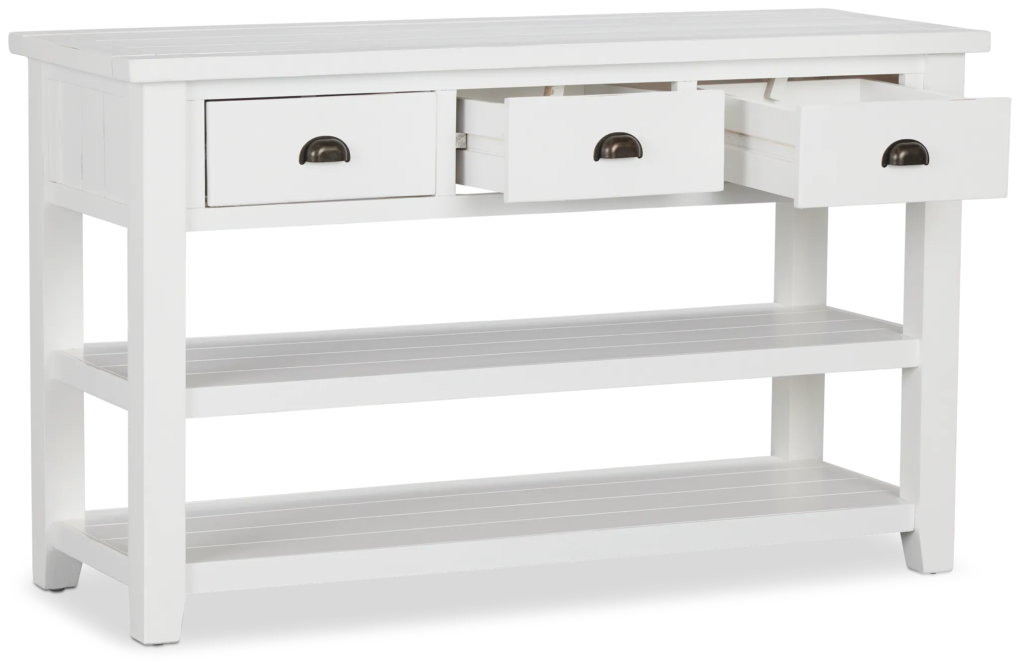 Bismark White Sofa Table