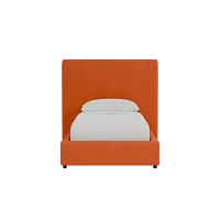 Grayton Joya Orange 54" Upholstered Platform Bed