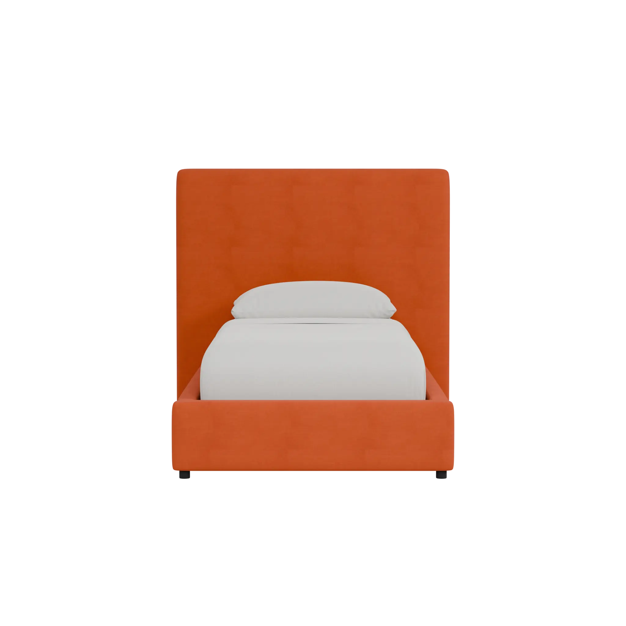 Grayton Joya Orange 54" Upholstered Platform Bed Grayton Joya Orange 54" Upholstered Platform Bed