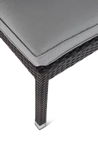 Zen Gray 84" Rectangular Table & 4 Chairs