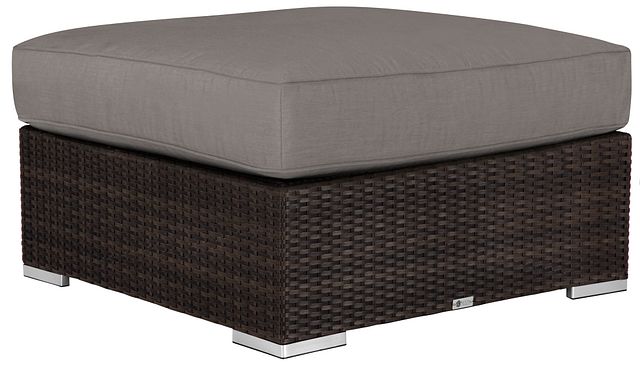 Fina Gray Ottoman