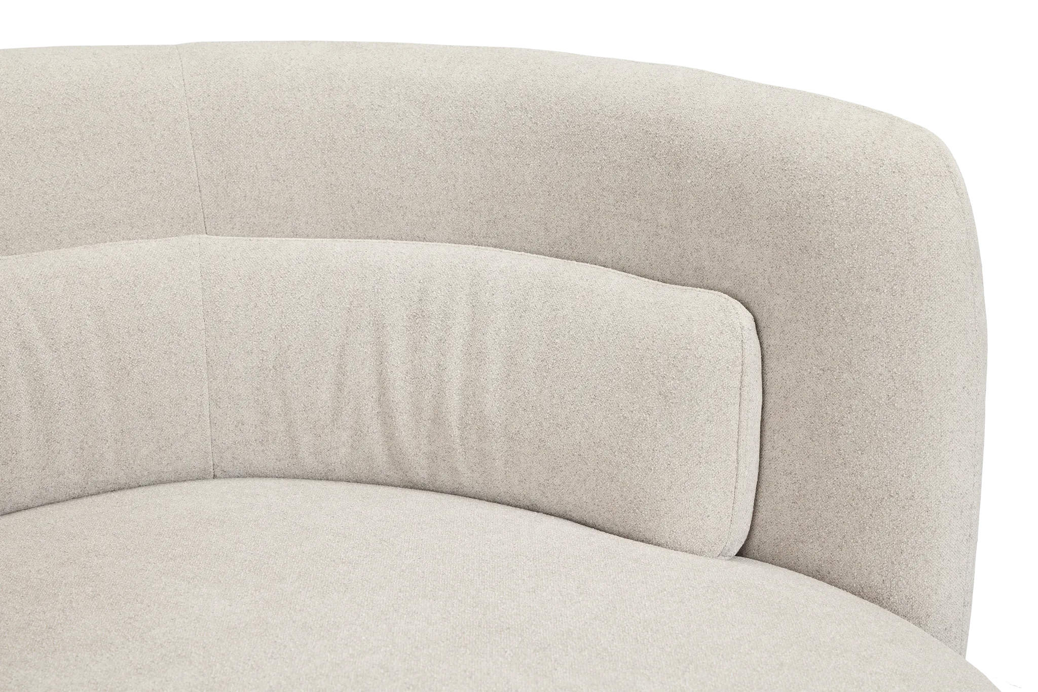 Presley Light Gray Fabric Swivel Chair