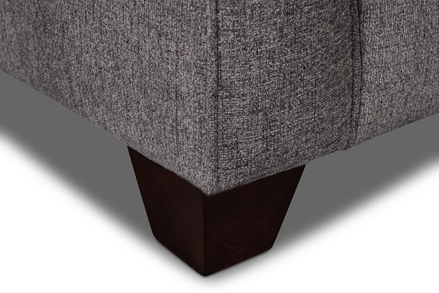 Andie Dark Gray Fabric Medium Right Chaise Sectional